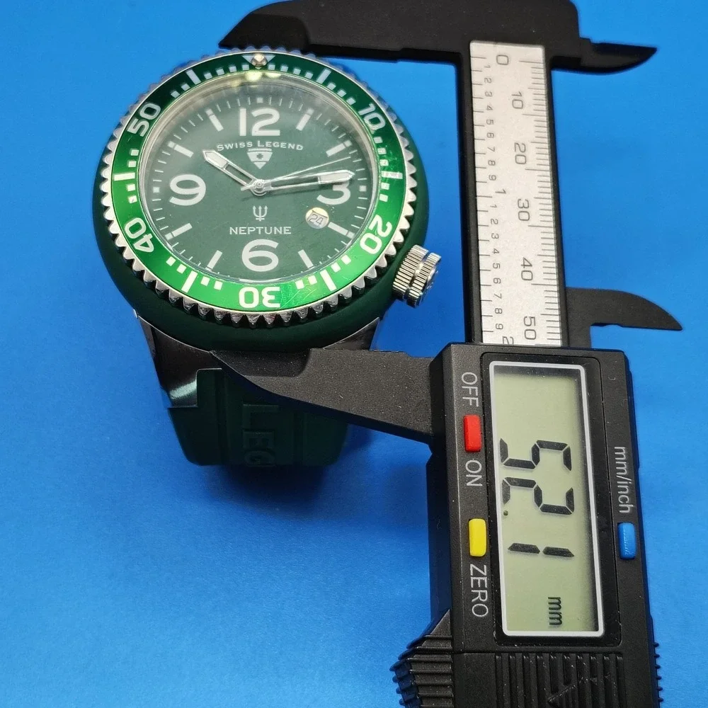 Vintage 2012 Swiss Legends Neptune Pilot Swiss Made 52mm Quartz Watch Restored